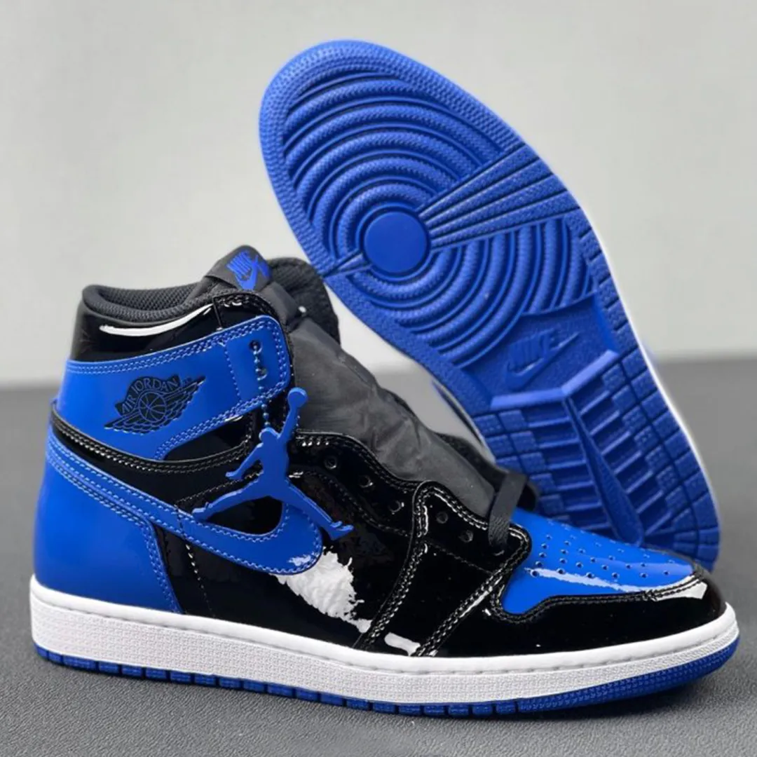 AJ 1 High OG Patent Royal Blue Shoes Sneakers – nk0004694 - Image 5