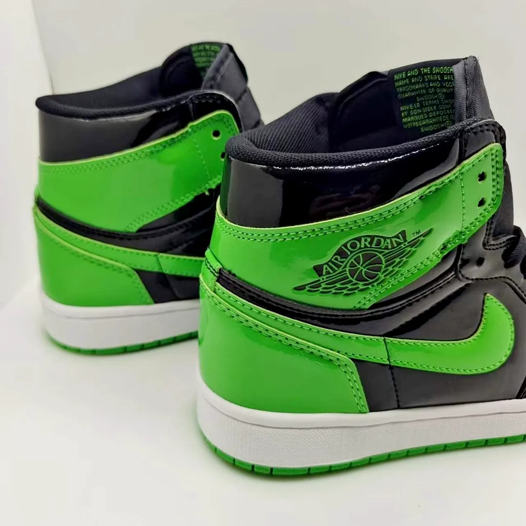 AJ 1 High OG Patent Green Shoes Sneakers – nk0004695 - Image 7