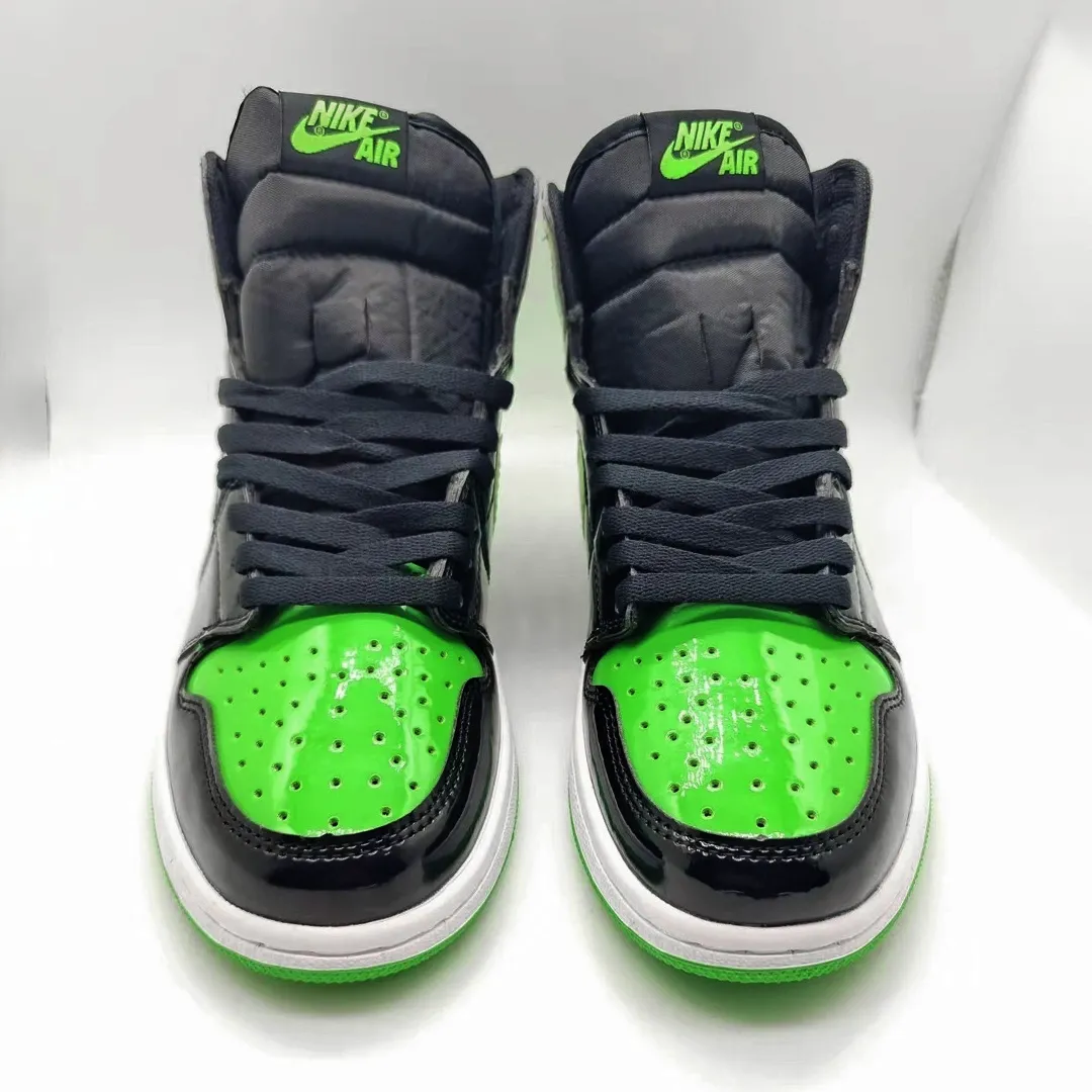 AJ 1 High OG Patent Green Shoes Sneakers – nk0004695 - Image 4