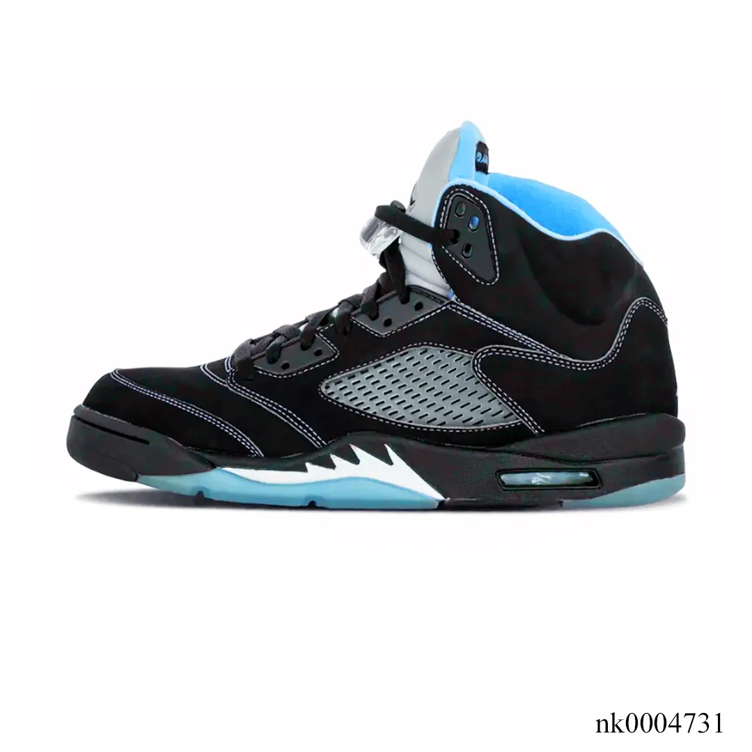 AJ 5 Black UNC/ Black Carolina Shoes Sneakers - nk0004731 - Image 2