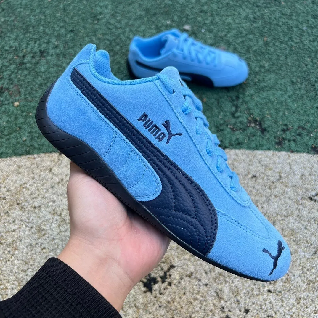 PM Speedcat Archive Light Blue Club Navy Shoes Sneakers - pm0000011 - Image 3