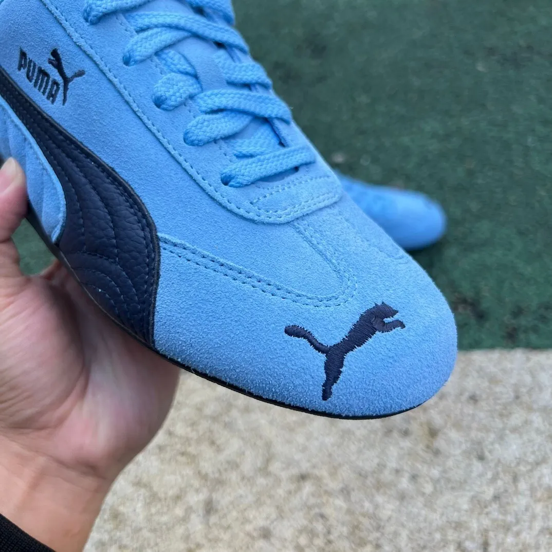 PM Speedcat Archive Light Blue Club Navy Shoes Sneakers - pm0000011 - Image 9