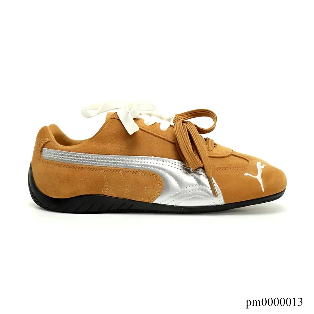 PM Speedcat Lace-up Honey Silver Shoes Sneakers - pm0000013