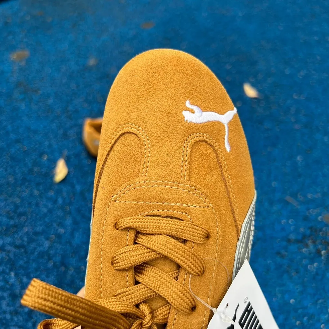PM Speedcat Lace-up Honey Silver Shoes Sneakers - pm0000013 - Image 8
