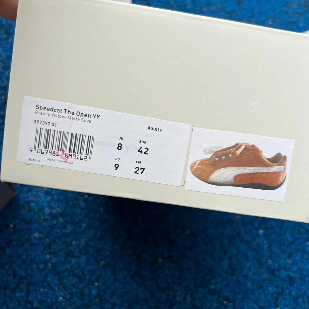PM Speedcat Lace-up Honey Silver Shoes Sneakers - pm0000013 - Image 6