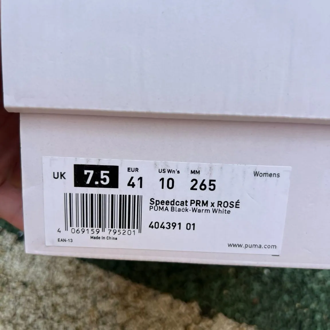 Rosé x PM Speedcat Premium Leather Black Shoes Sneakers - pm0000015 - Image 12