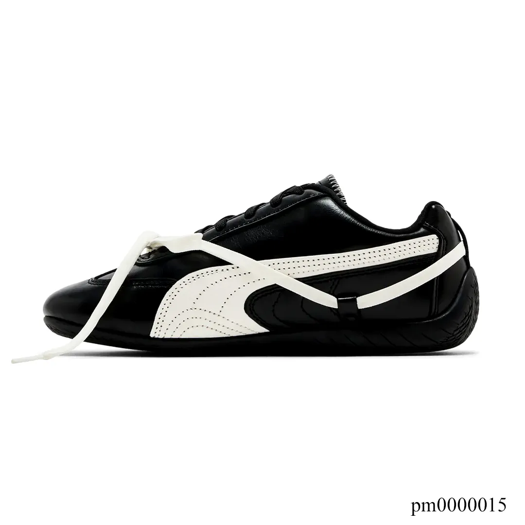Rosé x PM Speedcat Premium Leather Black Shoes Sneakers - pm0000015 - Image 2