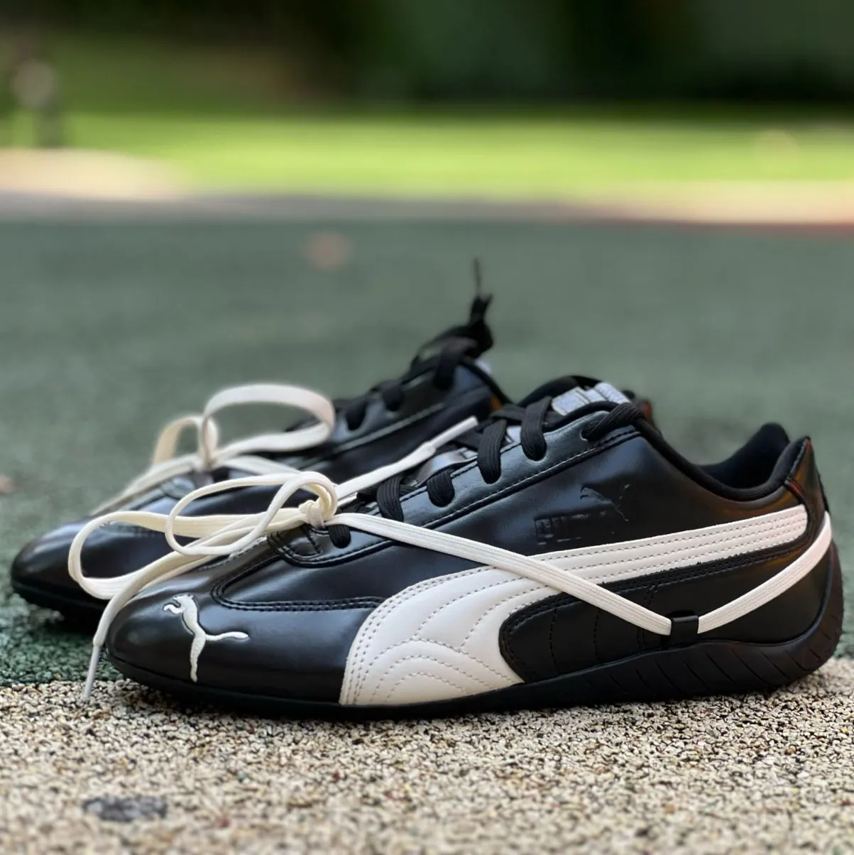 Rosé x PM Speedcat Premium Leather Black Shoes Sneakers - pm0000015 - Image 7