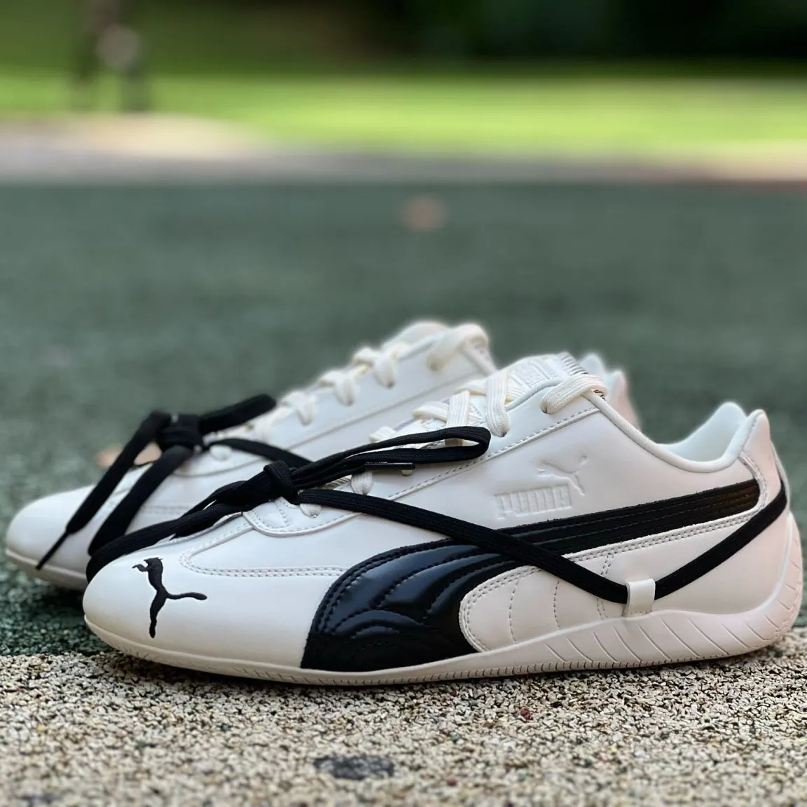 Rosé x PM Speedcat Premium Leather Warm White Shoes Sneakers - pm0000014 - Image 5