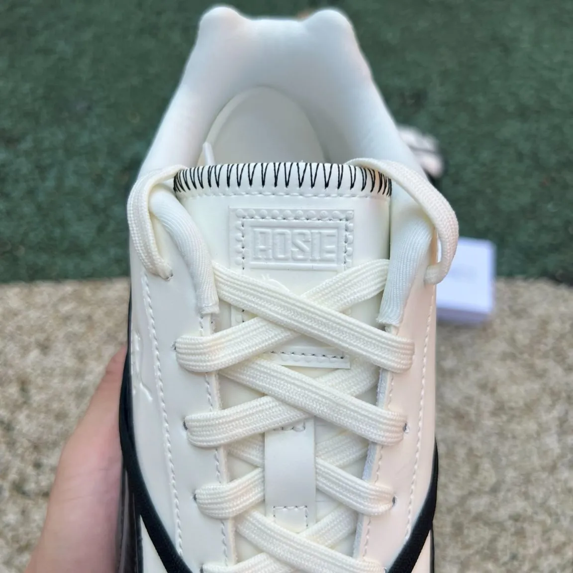 Rosé x PM Speedcat Premium Leather Warm White Shoes Sneakers - pm0000014 - Image 10