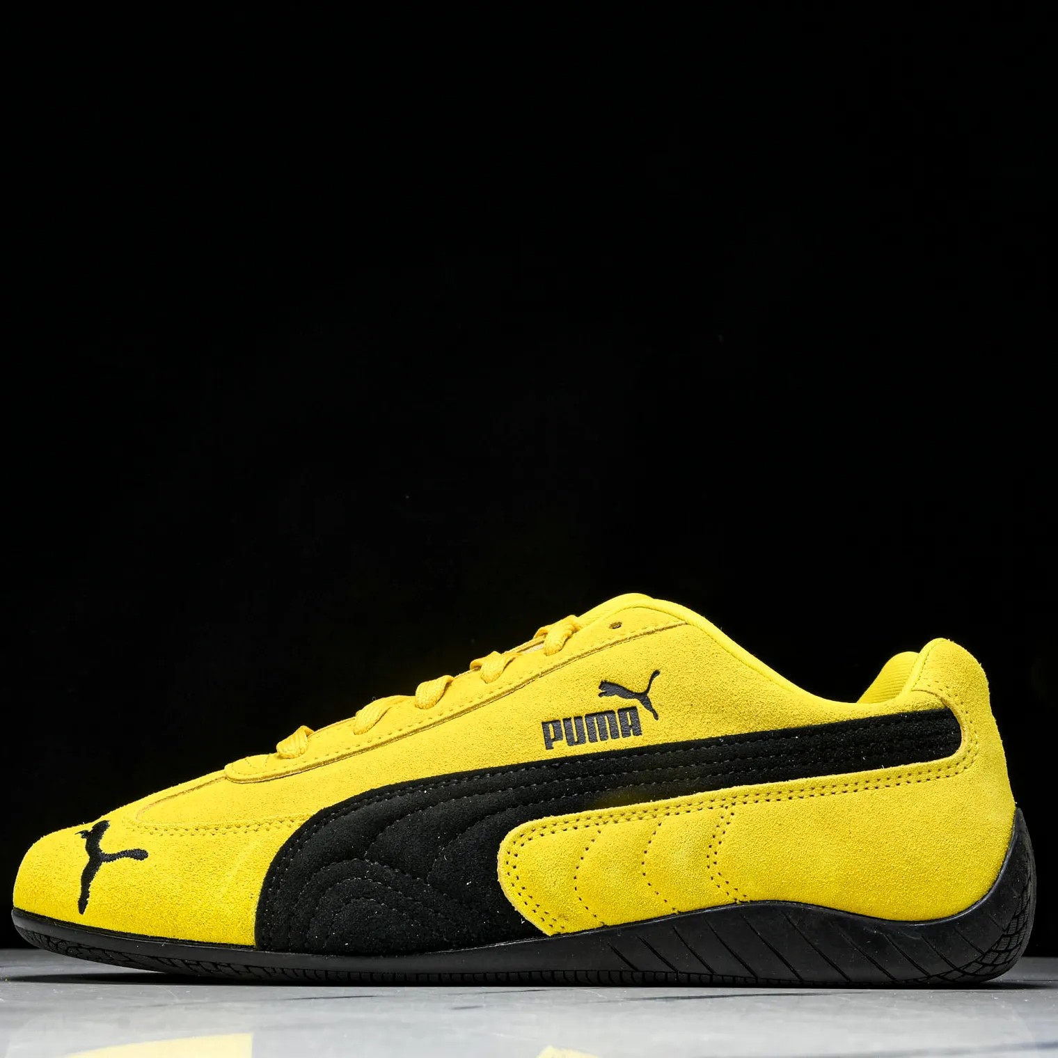 PM Speedcat OG Pelé Yellow Black Shoes Sneakers - pm0000016 - Image 4