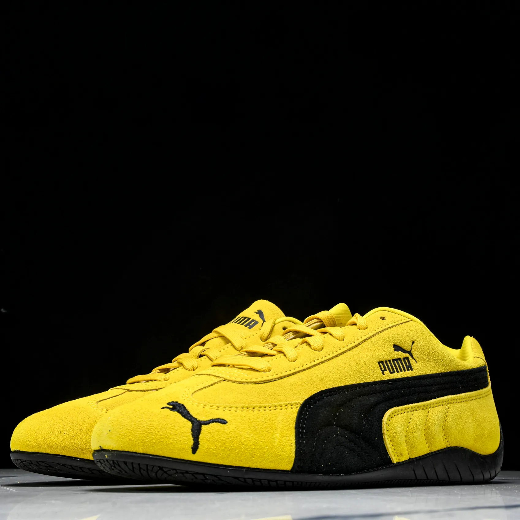PM Speedcat OG Pelé Yellow Black Shoes Sneakers - pm0000016 - Image 5
