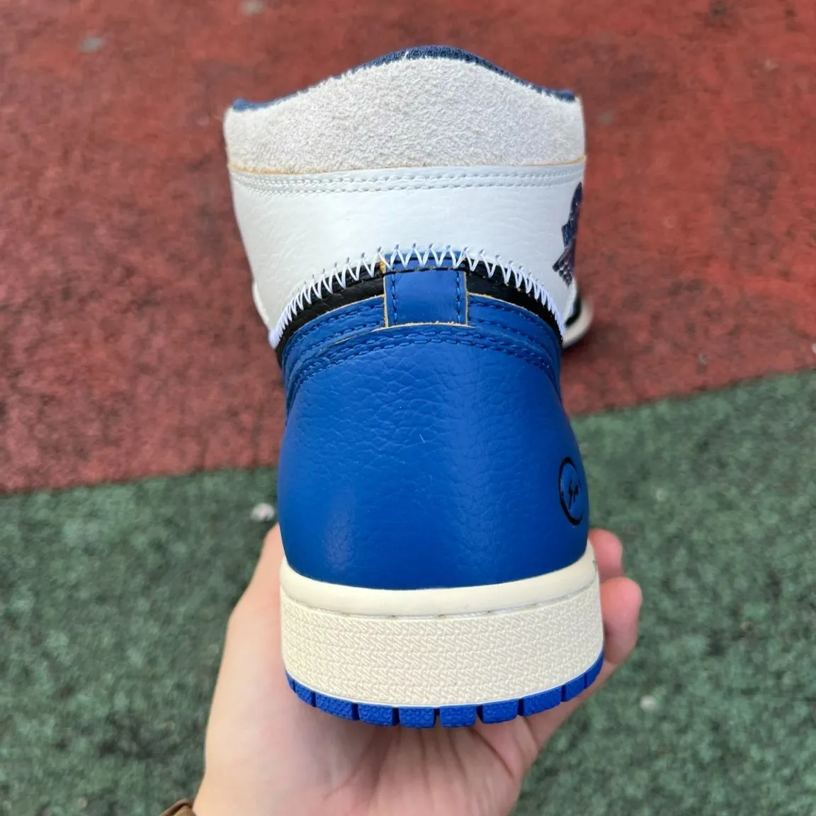 Fragment x Union LA x AJ 1 High OG Sport Royal Shoes Sneakers – nk0004748 - Image 6