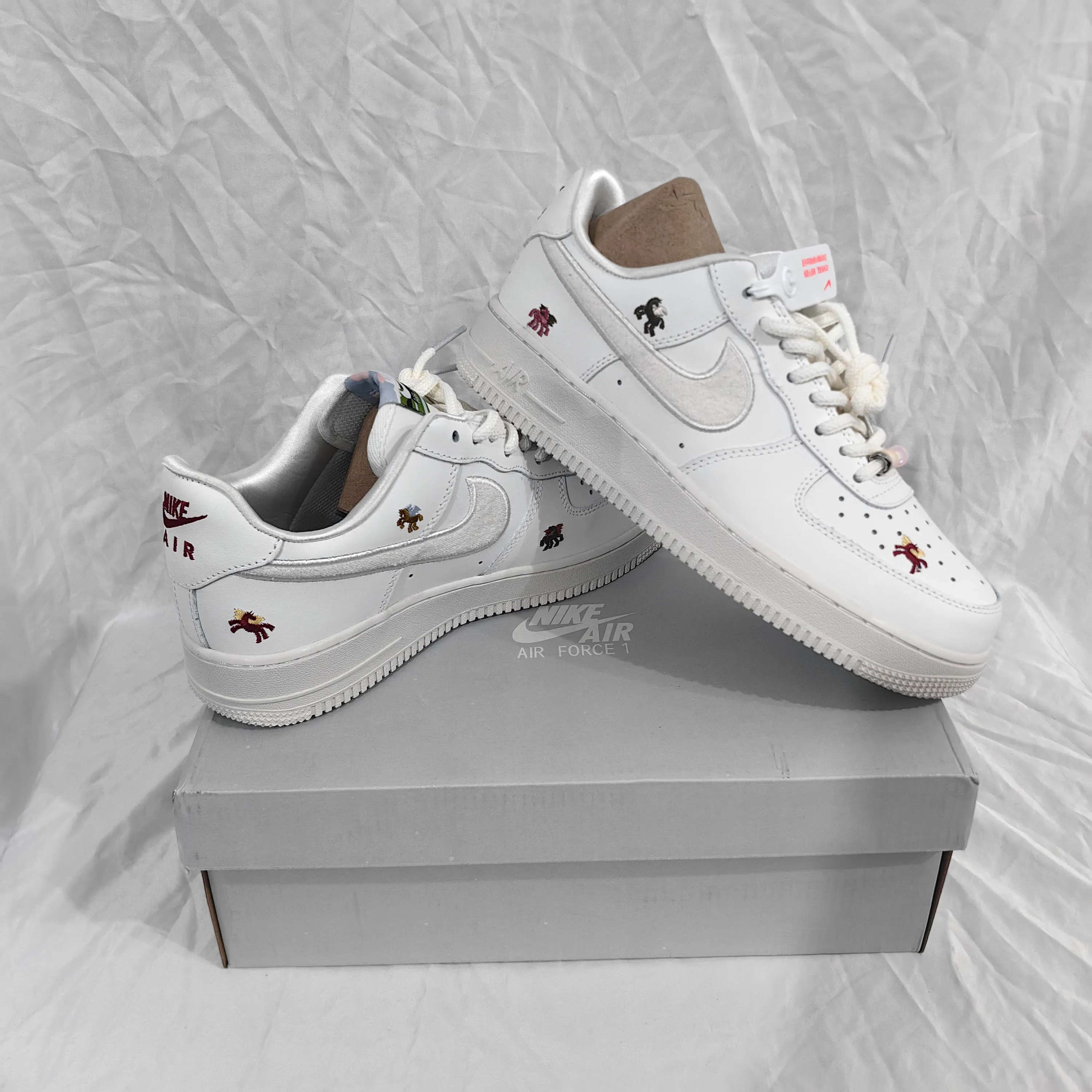 Air Force 1 Chenille Swoosh Year Of The Horse Shoes Sneaker - nk0004808 - Image 14