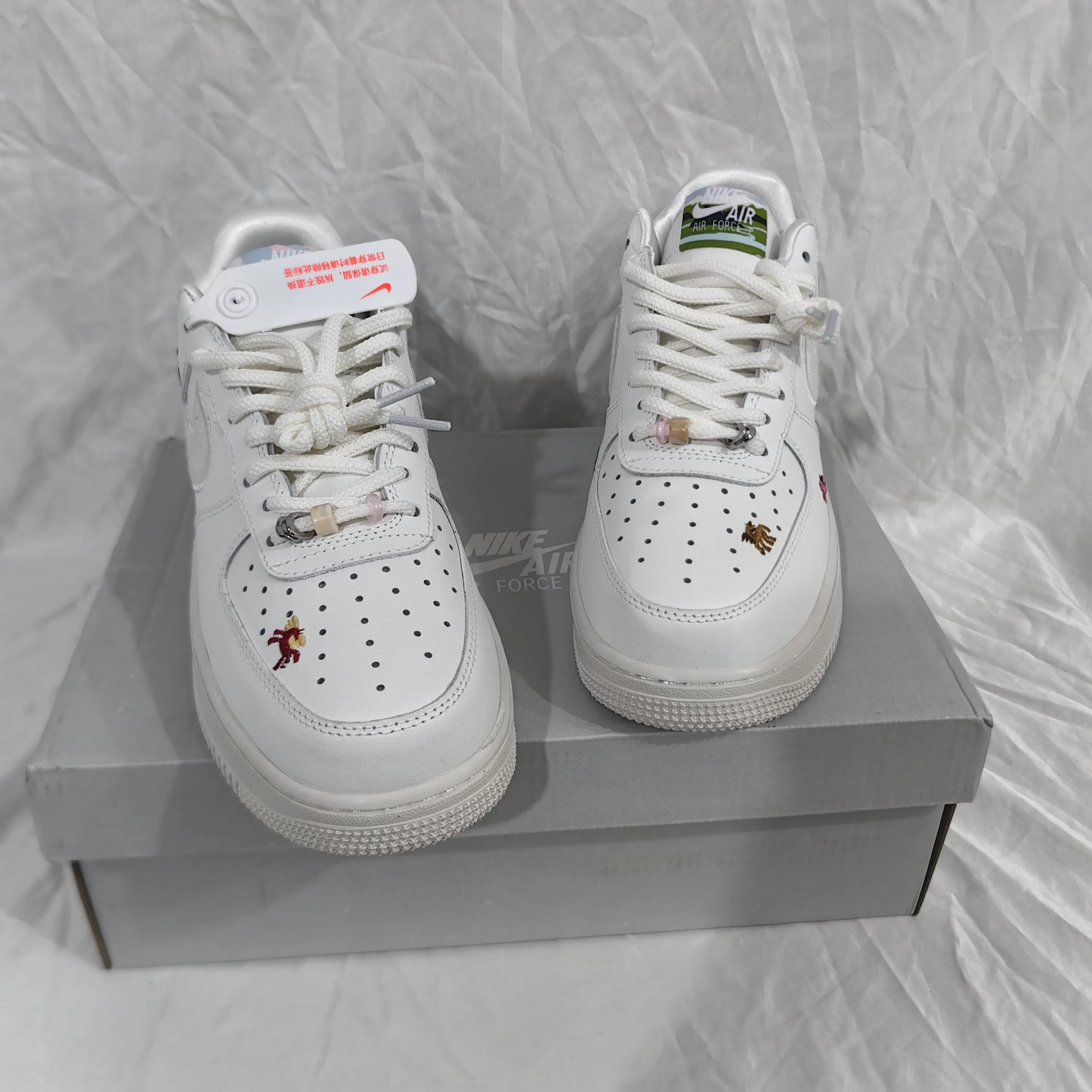 Air Force 1 Chenille Swoosh Year Of The Horse Shoes Sneaker - nk0004808 - Image 15