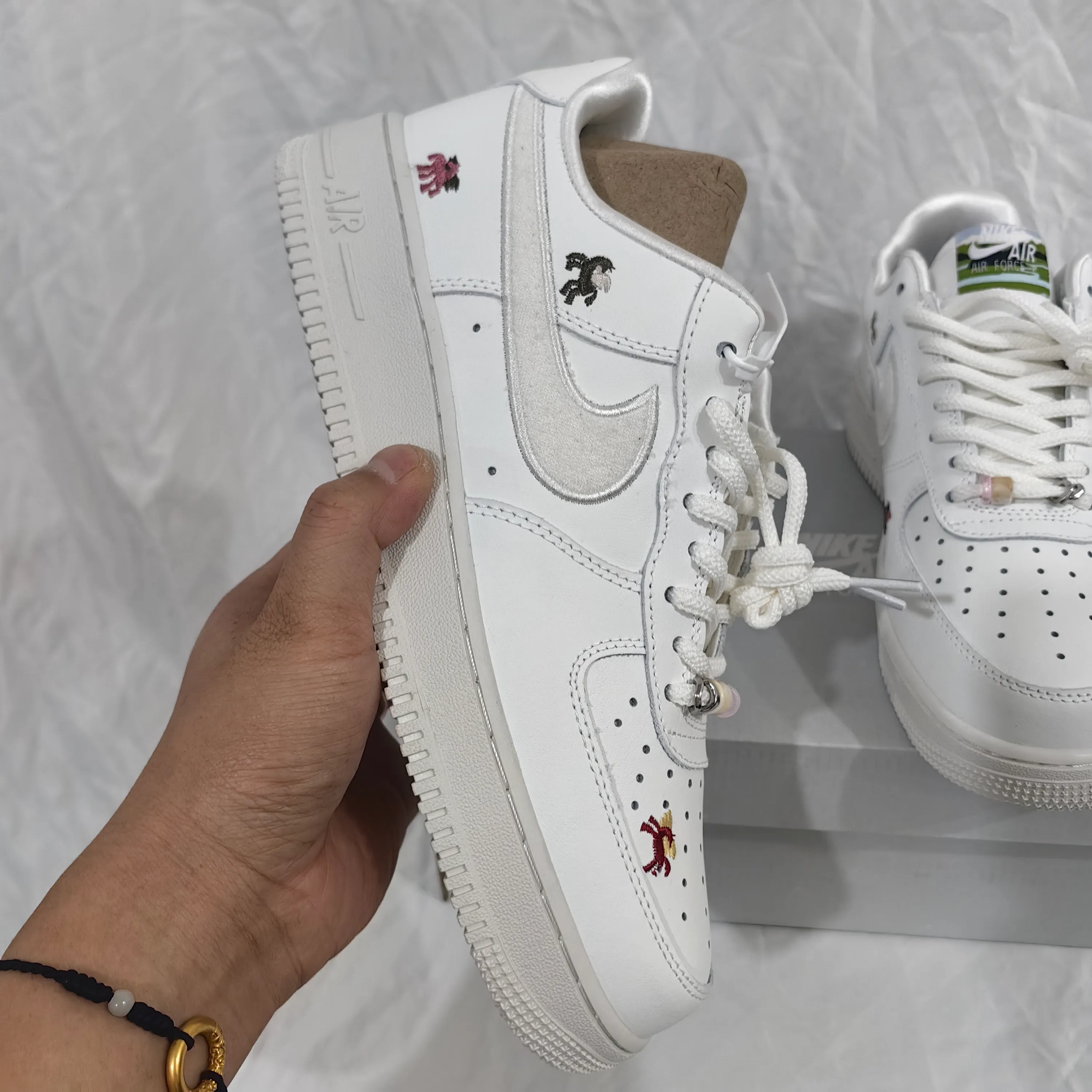 Air Force 1 Chenille Swoosh Year Of The Horse Shoes Sneaker - nk0004808 - Image 6