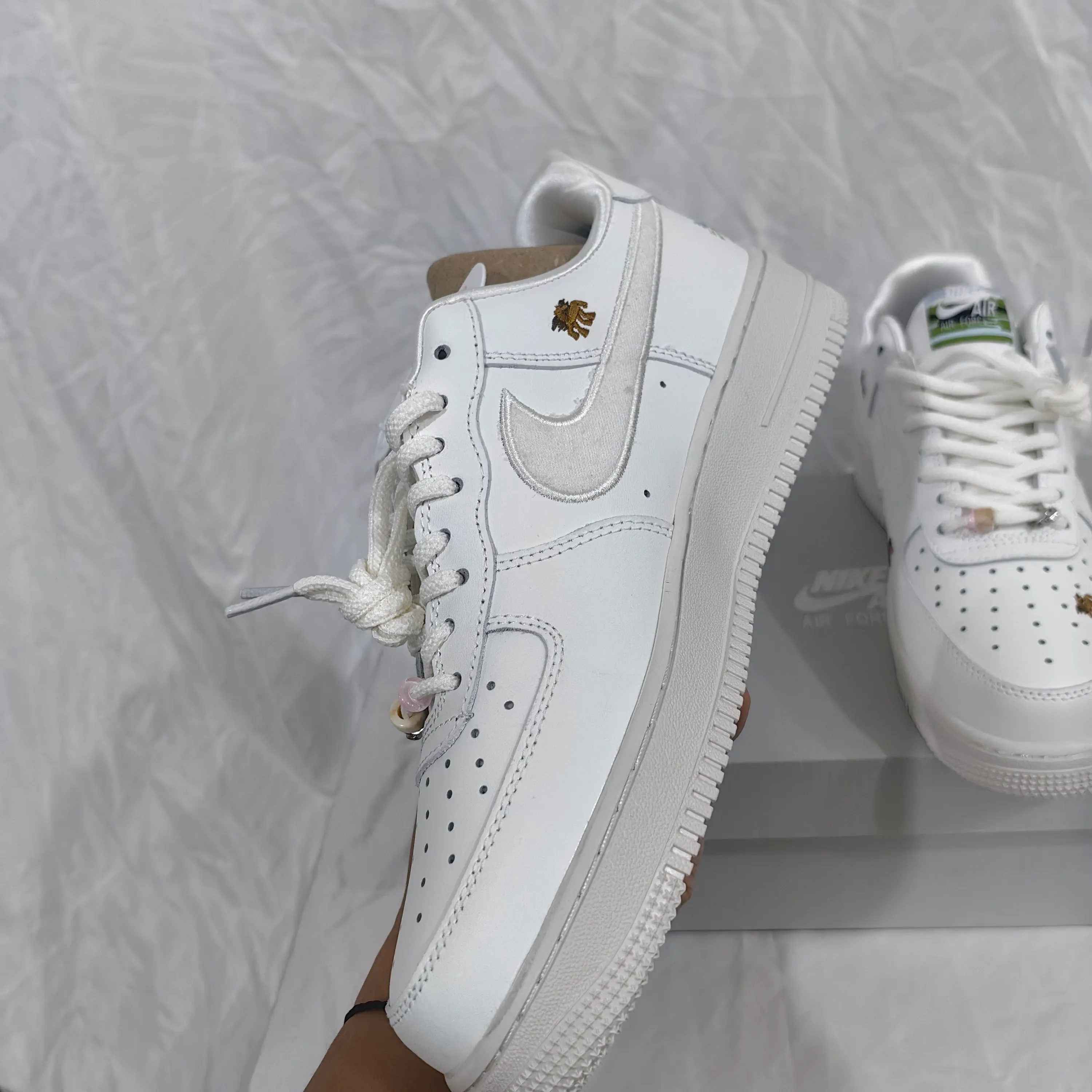 Air Force 1 Chenille Swoosh Year Of The Horse Shoes Sneaker - nk0004808 - Image 8
