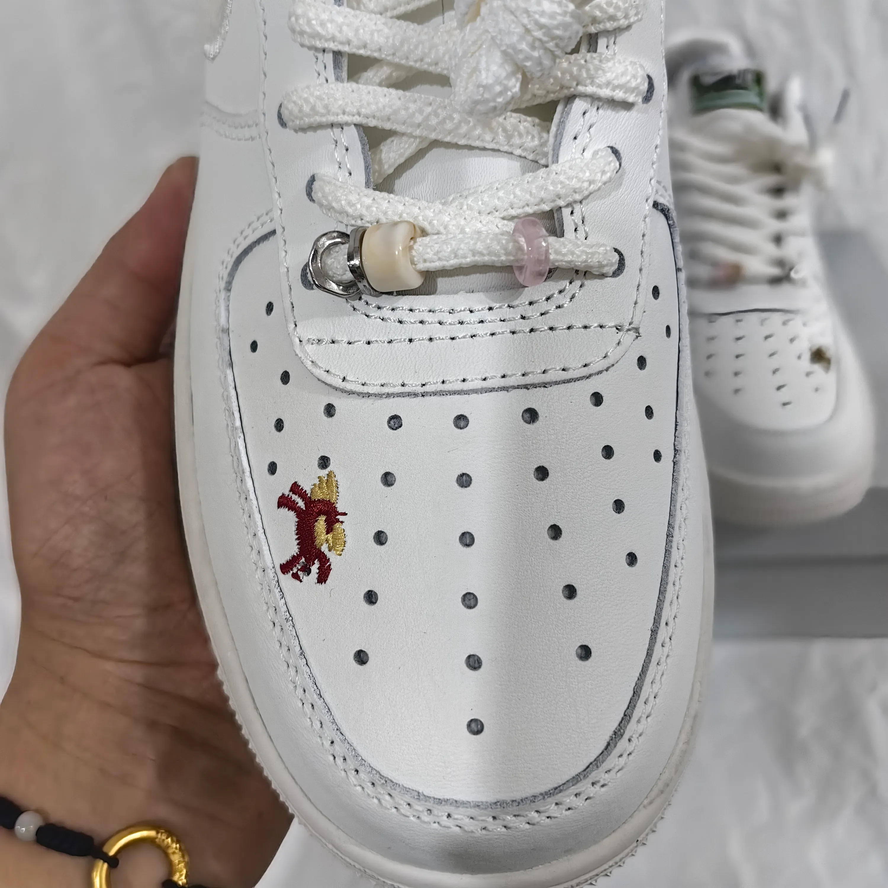 Air Force 1 Chenille Swoosh Year Of The Horse Shoes Sneaker - nk0004808 - Image 9