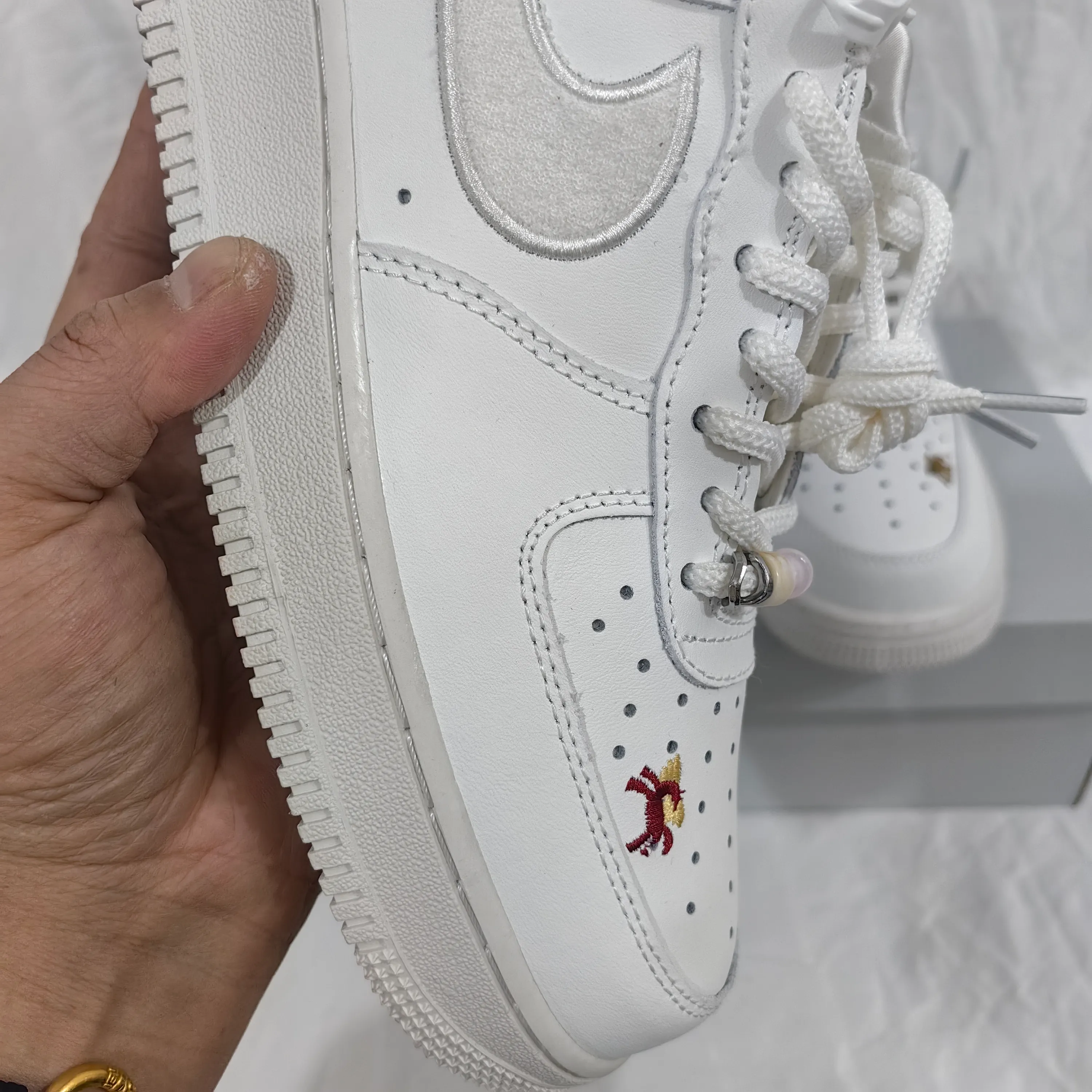 Air Force 1 Chenille Swoosh Year Of The Horse Shoes Sneaker - nk0004808 - Image 12