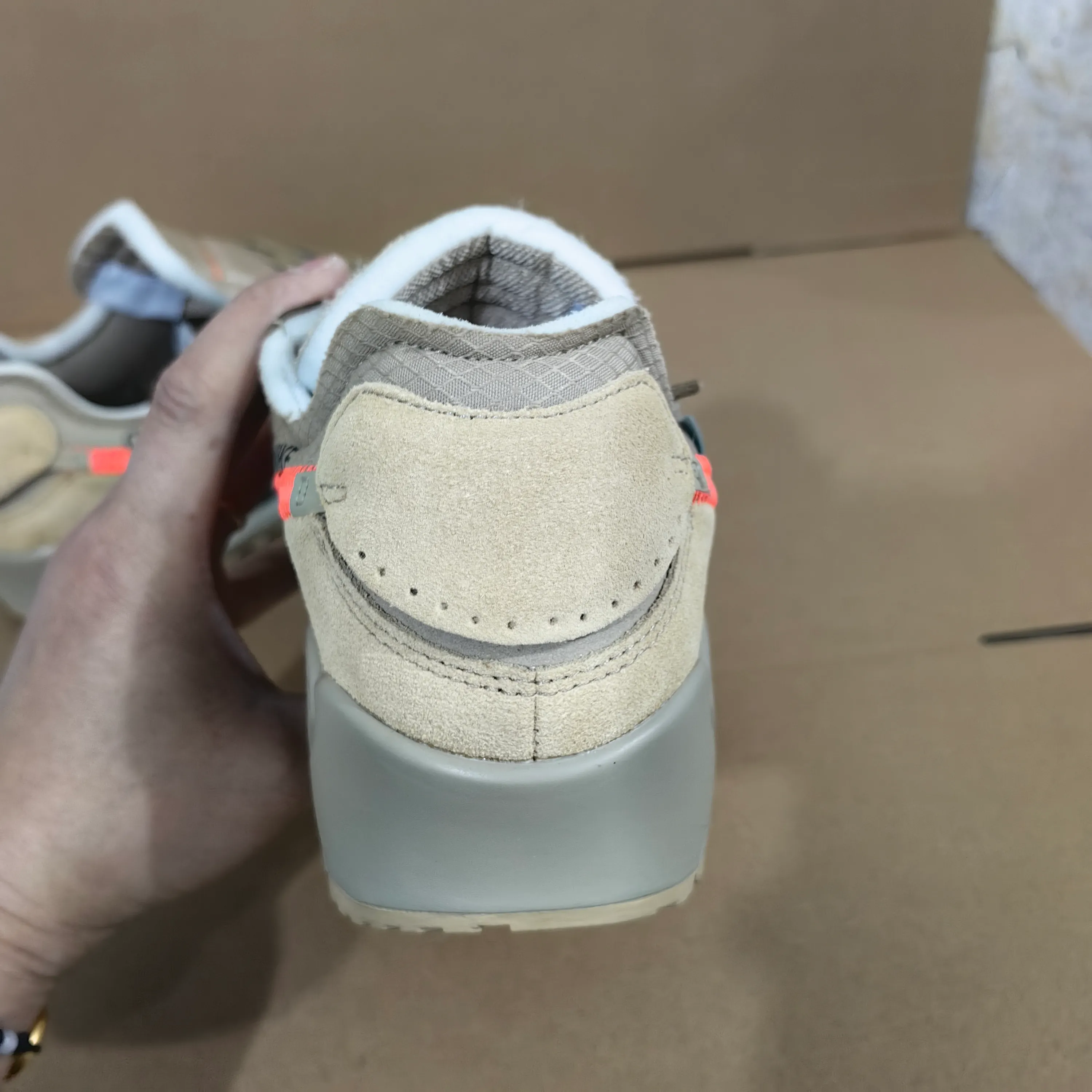OW x AM 90 'Desert Ore' Shoes Sneakers – nk0004822 - Image 18