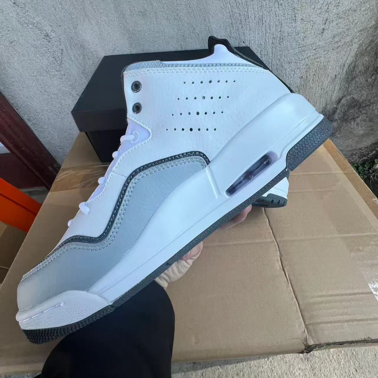 AJ Courtside 23 White/University Blue Shoes Sneakers - nk0004823 - Image 5
