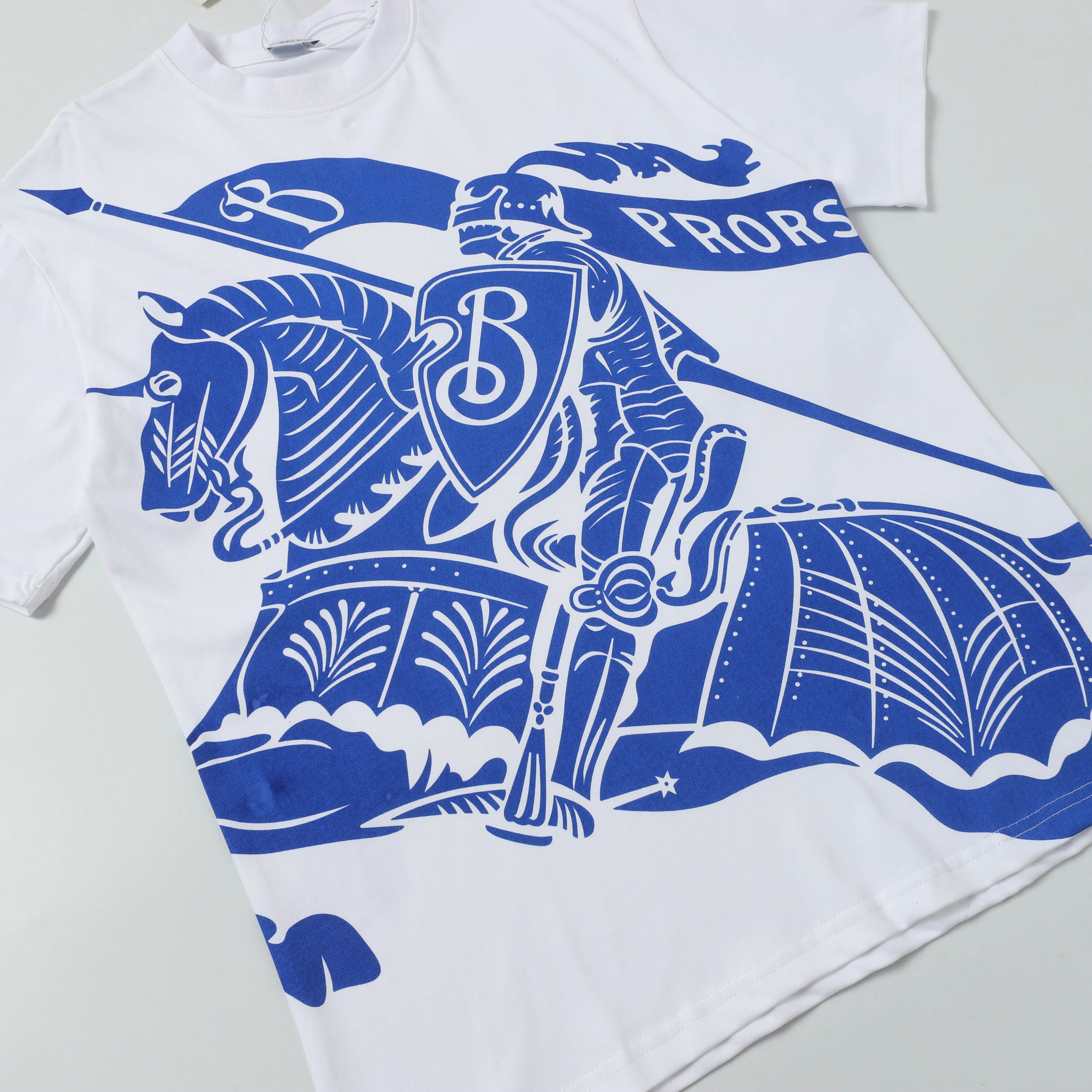 BUR Logo Printed Cotton T-Shirt - BUR0069 - Image 8