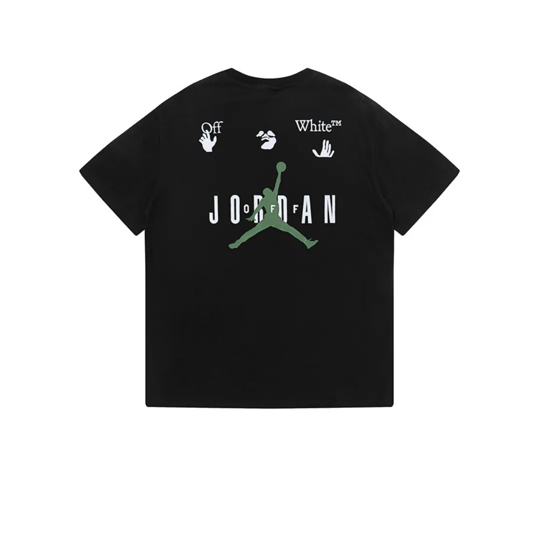 OW x Jordan Cotton T-Shirt - OW0010 - Image 4