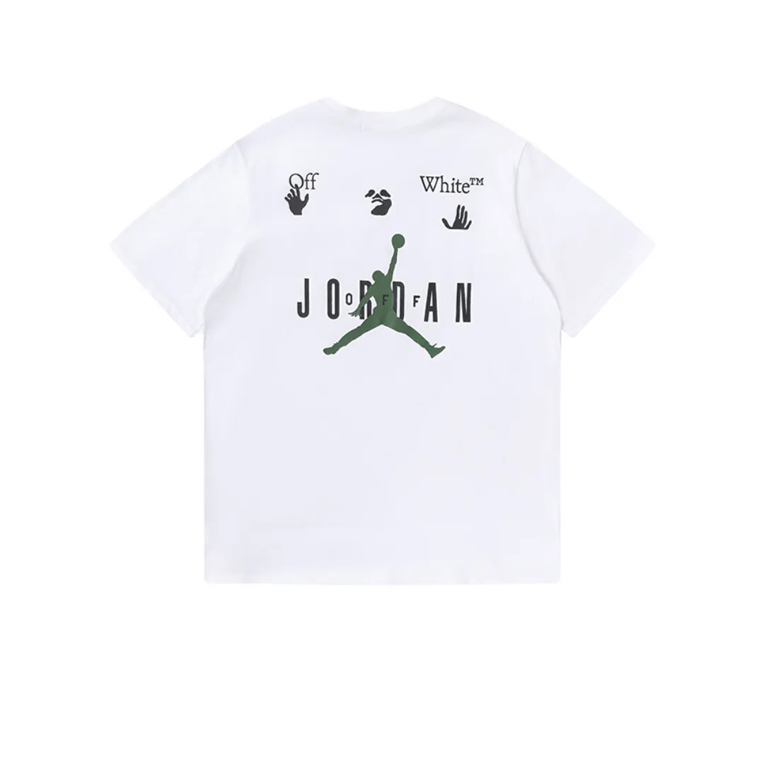 OW x Jordan Cotton T-Shirt - OW0010 - Image 2