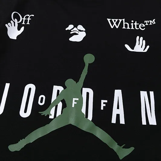 OW x Jordan Cotton T-Shirt - OW0010 - Image 9
