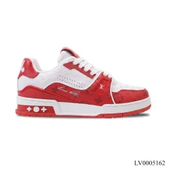 LV Trainer Signature Red Shoes Sneakers – LV0005162