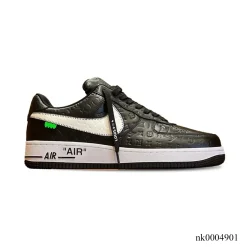 LV x AF 1 Friends and Family Black Shoes Sneakers – nk0004901