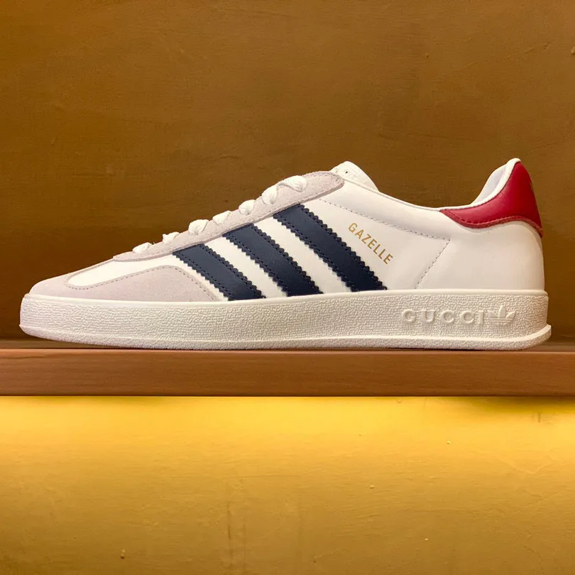 GG x AD Gazelle 'White' Shoes Sneakers – nk0004913 - Image 5