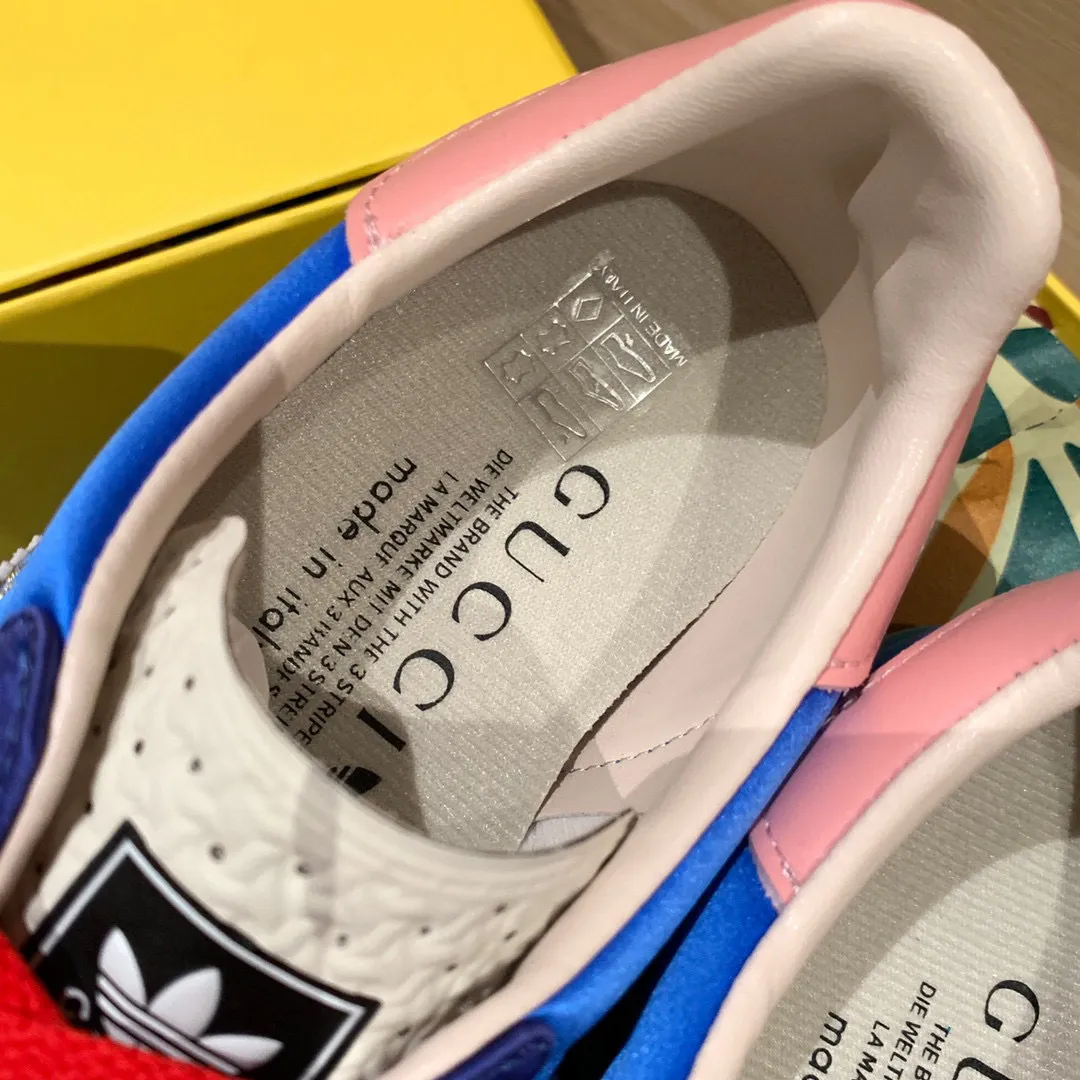 GG x AD Gazelle 'Light Blue Silk' Shoes Sneakers – nk0004914 - Image 8