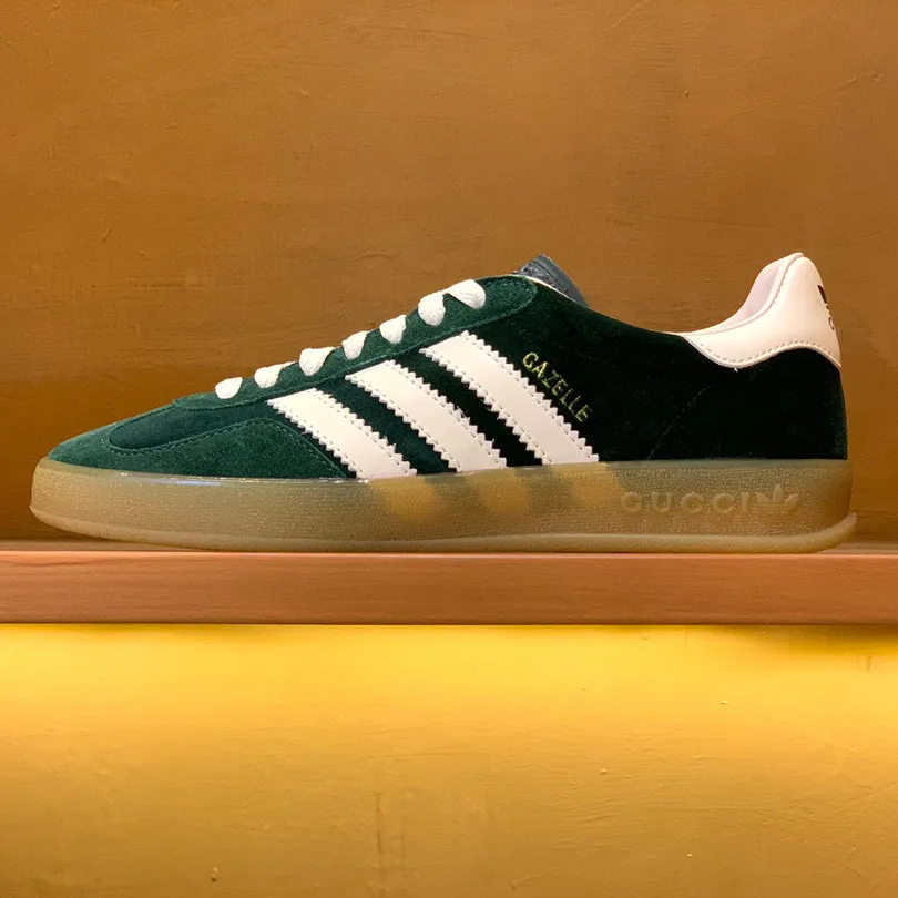GG x AD Gazelle 'Light Blue Silk' Shoes Sneakers – nk0004915 - Image 4