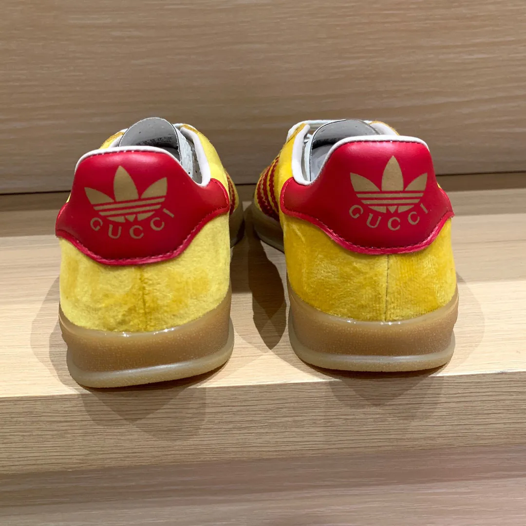 GG x AD Gazelle 'Yellow Red' Shoes Sneakers – nk0004917 - Image 7