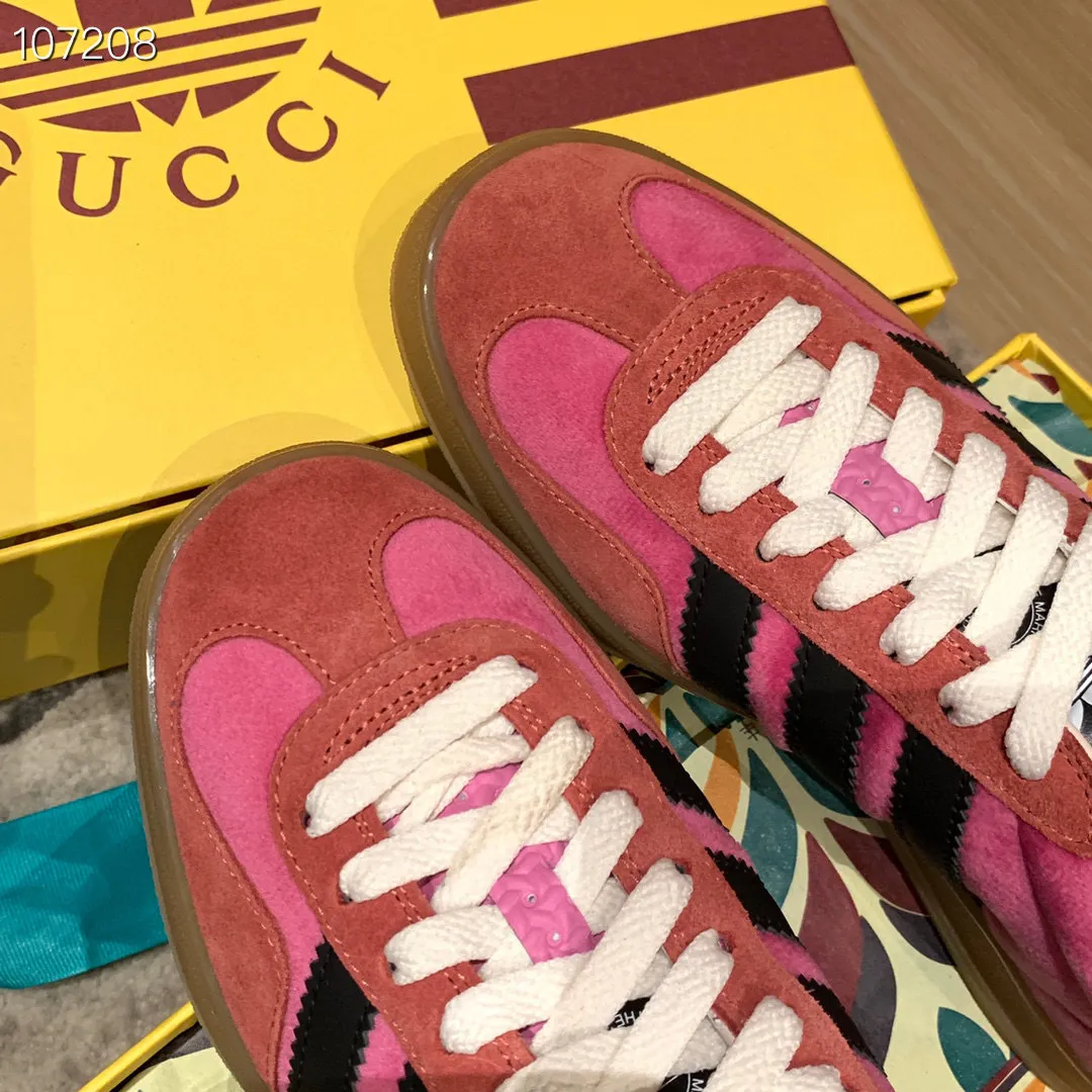 GG x AD Gazelle 'Pink Rose' Shoes Sneakers – nk0004918 - Image 9