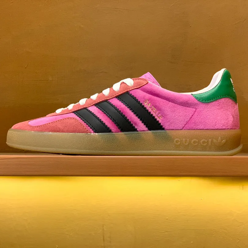 GG x AD Gazelle 'Pink Rose' Shoes Sneakers – nk0004918 - Image 4