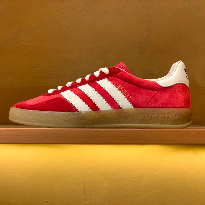 GG x AD Gazelle 'Light Blue Suede' Shoes Sneakers – nk0004920 - Image 4