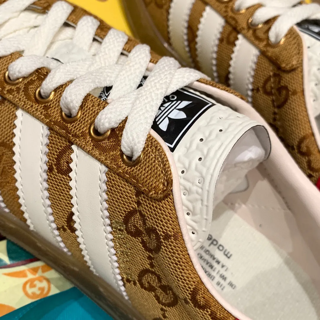 GG x AD Gazelle 'GG Monogram' Shoes Sneakers – nk0004921 - Image 8