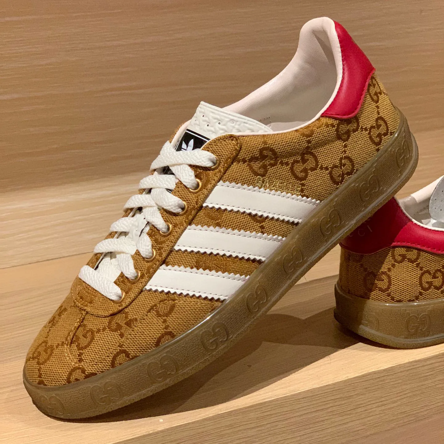 GG x AD Gazelle 'GG Monogram' Shoes Sneakers – nk0004921 - Image 5