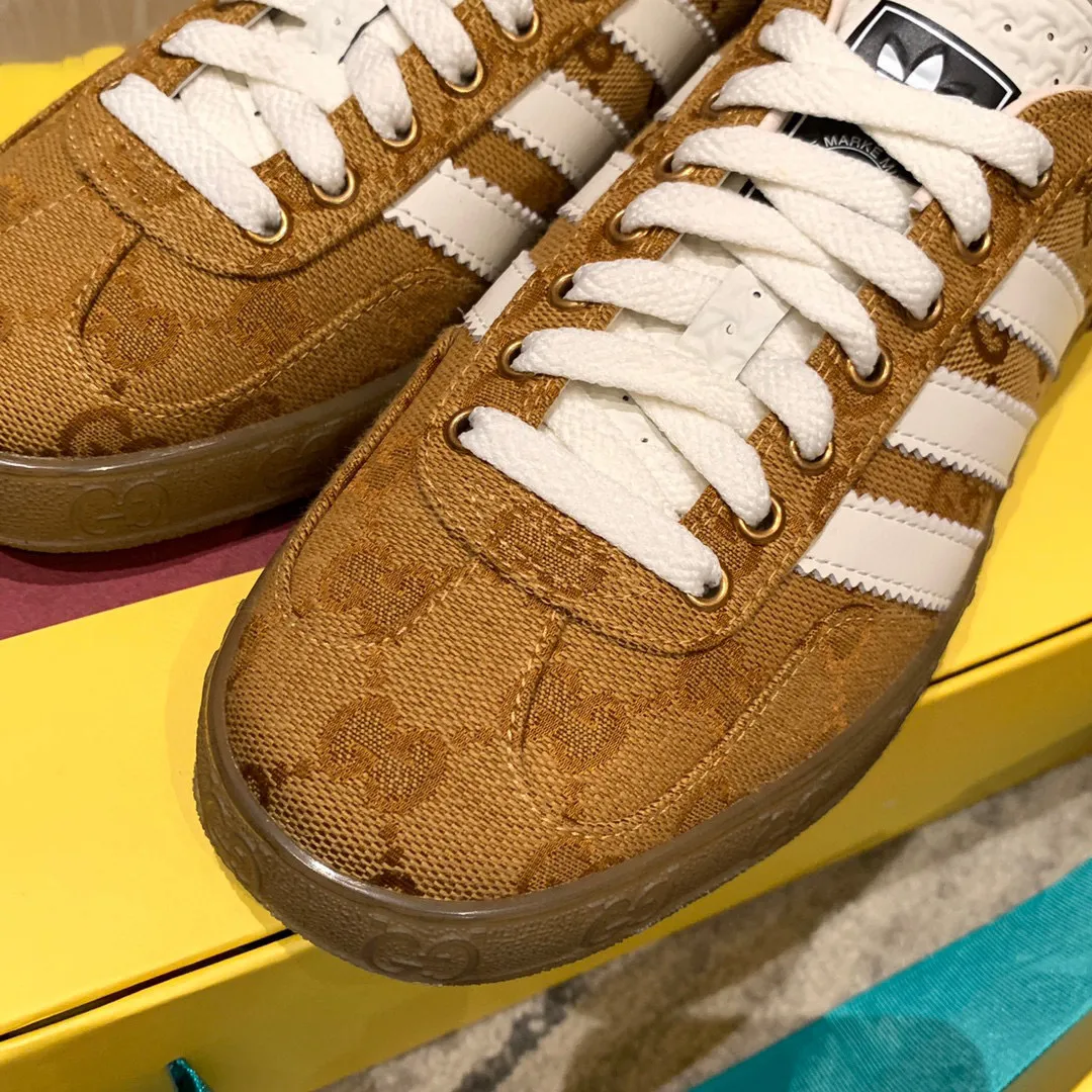 GG x AD Gazelle 'GG Monogram' Shoes Sneakers – nk0004921 - Image 9