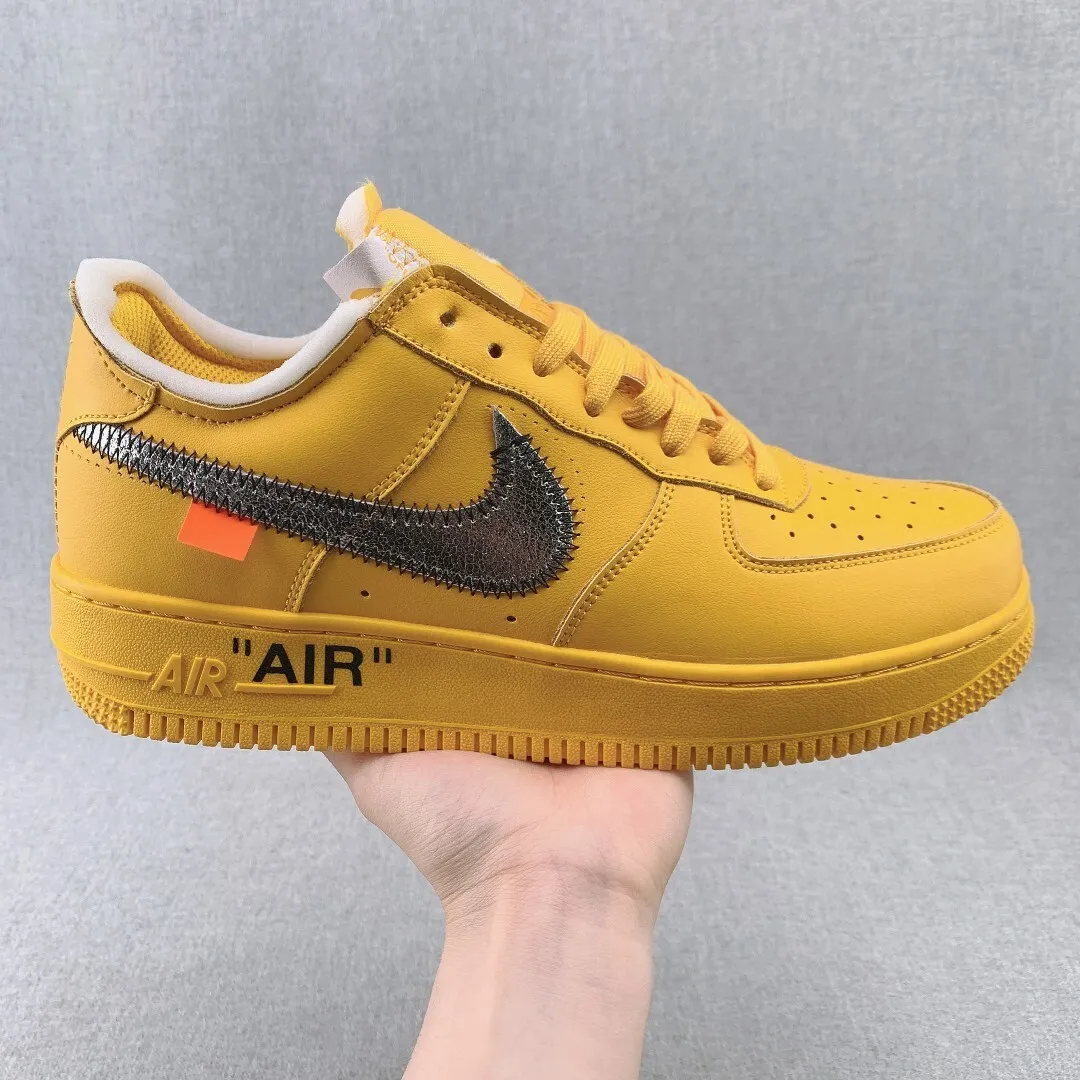 AF 1 Low OW ICA University Gold Shoes Sneakers - nk0005026 - Image 4