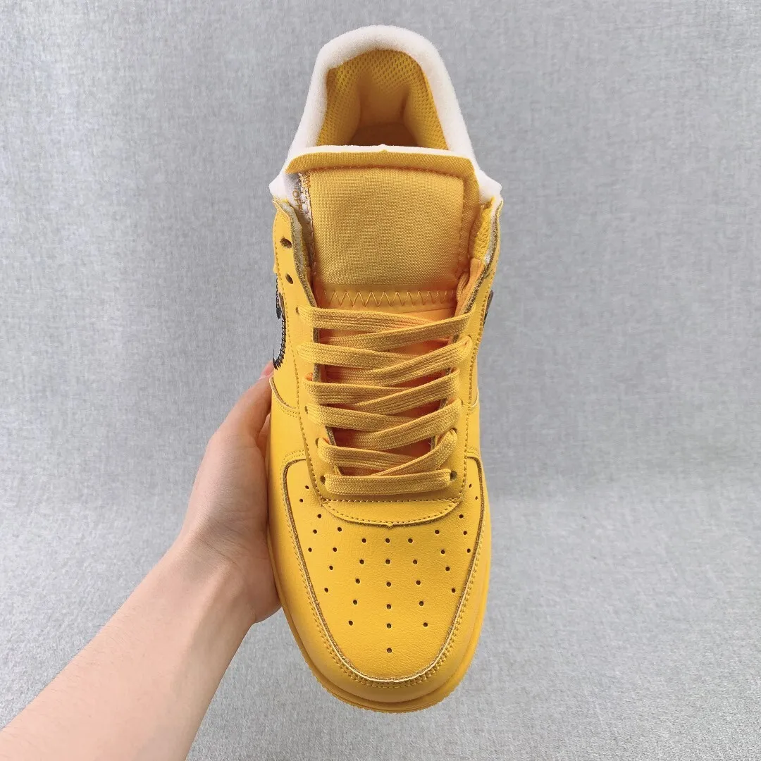 AF 1 Low OW ICA University Gold Shoes Sneakers - nk0005026 - Image 7