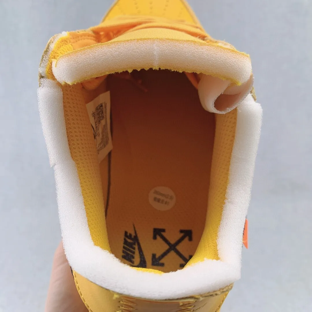 AF 1 Low OW ICA University Gold Shoes Sneakers - nk0005026 - Image 8