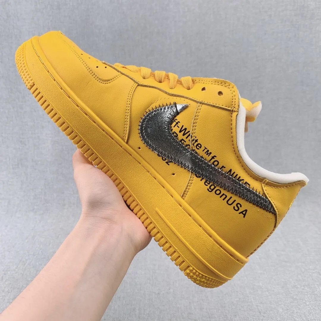 AF 1 Low OW ICA University Gold Shoes Sneakers - nk0005026 - Image 5