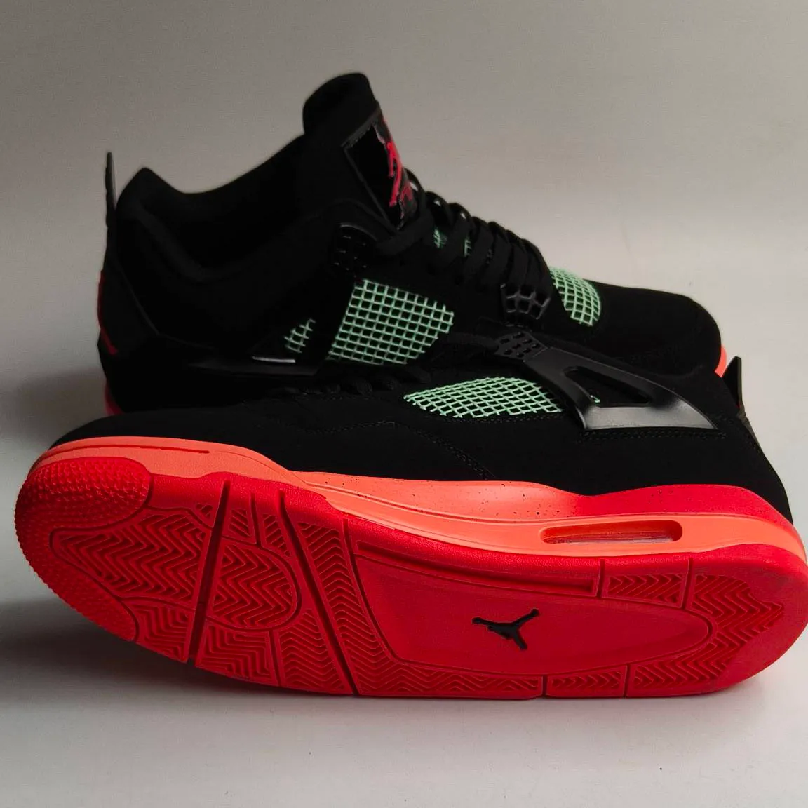 AJ 4 Retro Black Infrared Barely Volt Shoes Sneakers - nk0005052 - Image 7