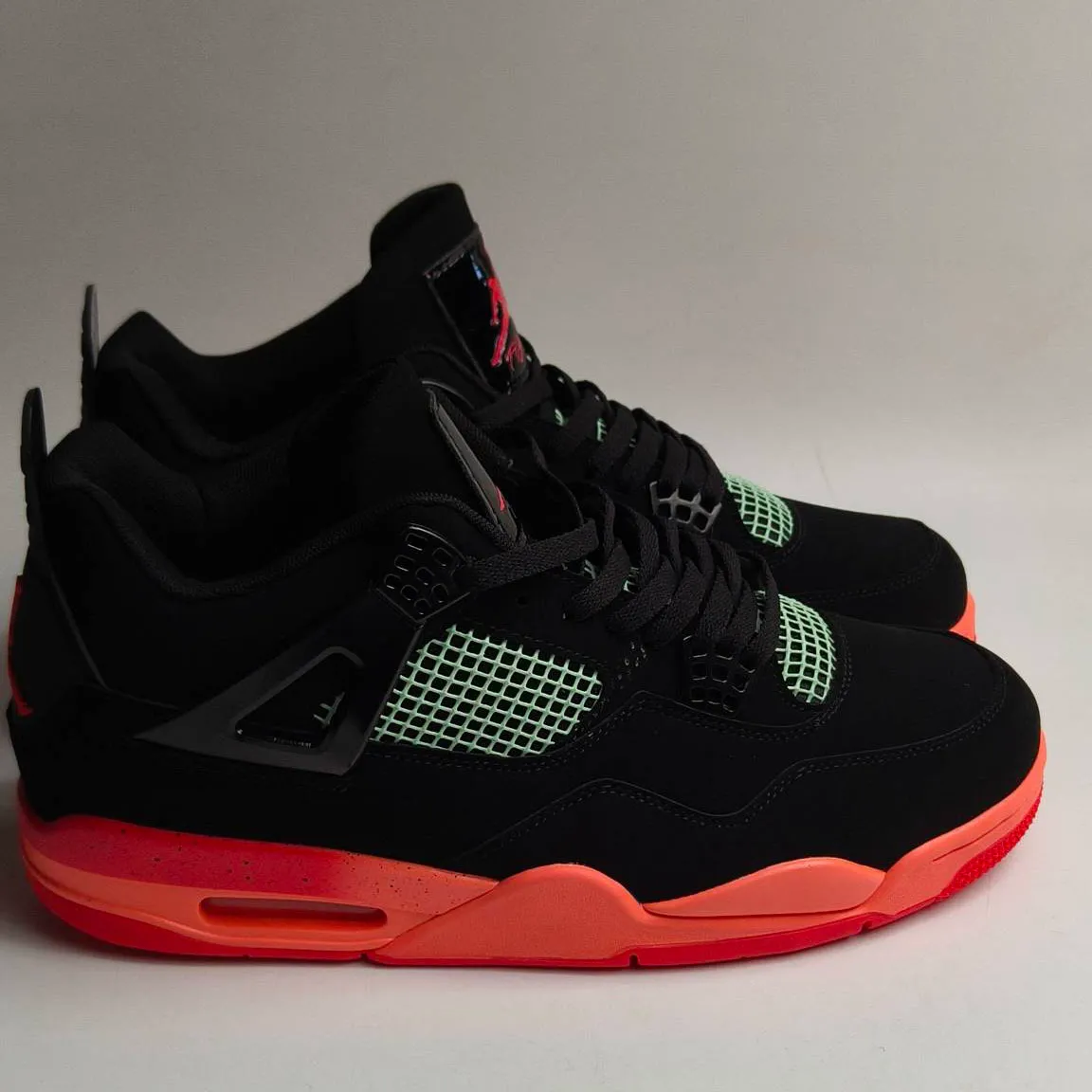 AJ 4 Retro Black Infrared Barely Volt Shoes Sneakers - nk0005052 - Image 3