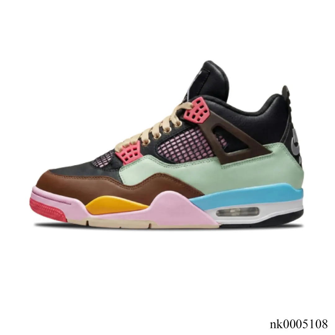 J Balvin x AJ 4 Multicolor Shoes Sneakers - nk0005108 - Image 2