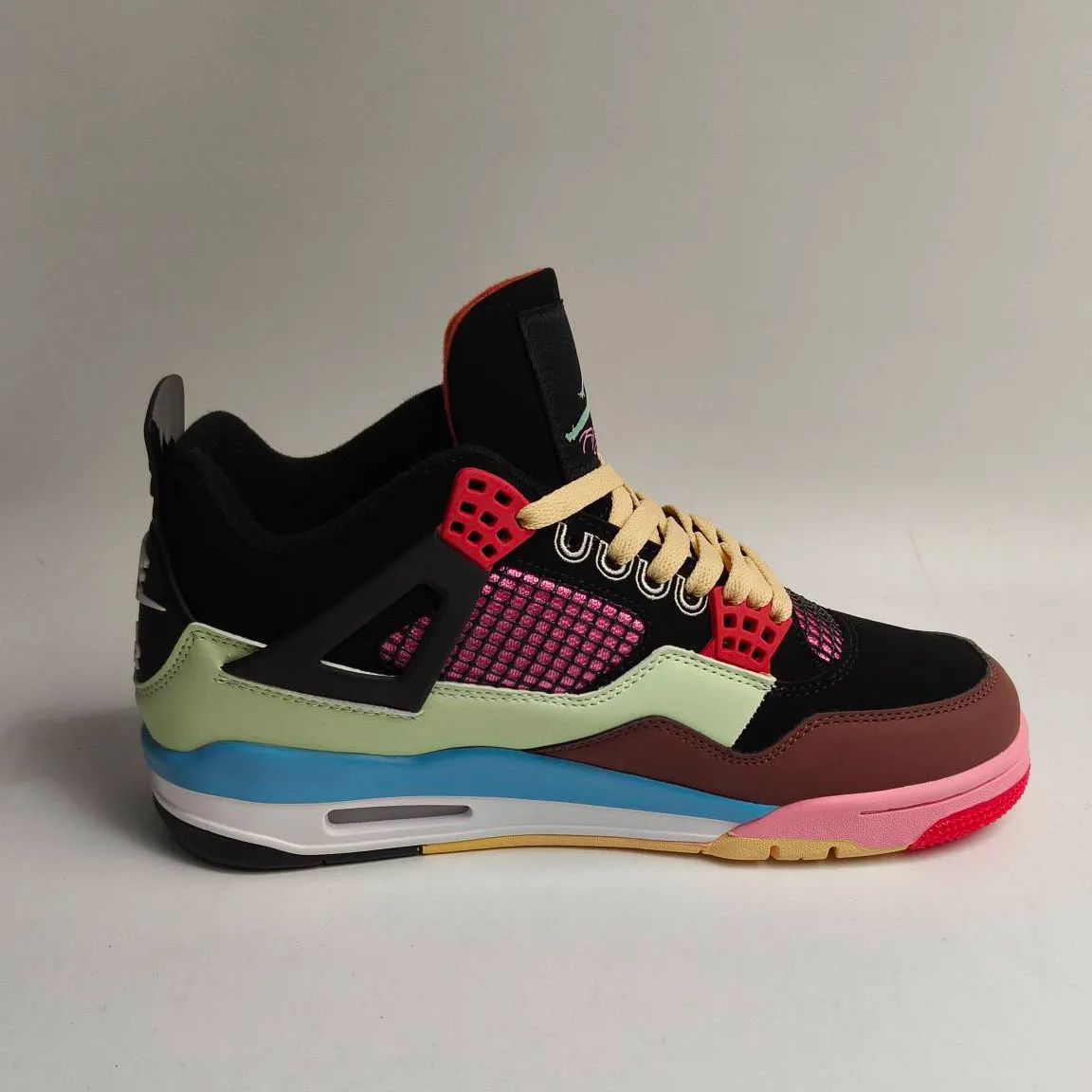 J Balvin x AJ 4 Multicolor Shoes Sneakers - nk0005108 - Image 3