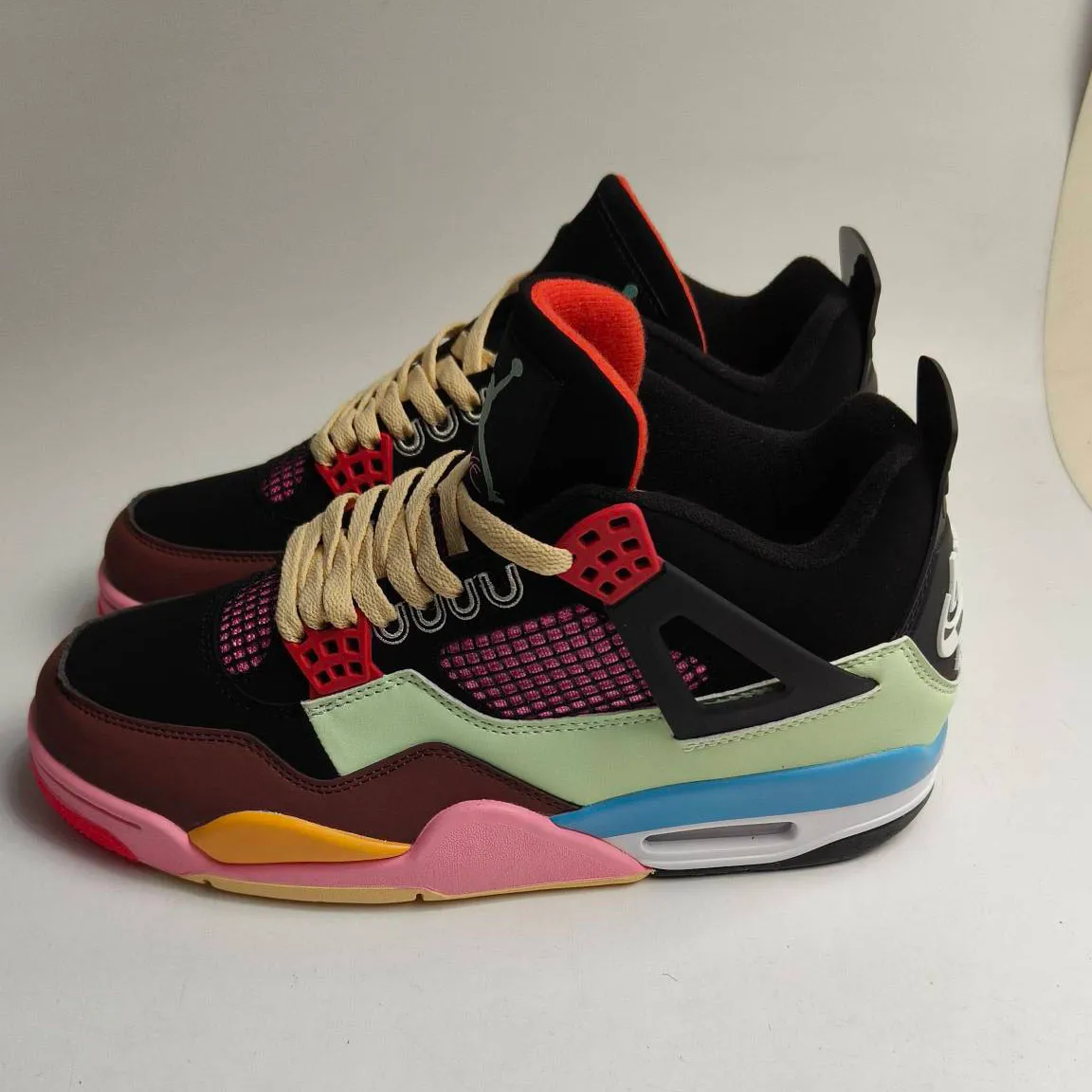 J Balvin x AJ 4 Multicolor Shoes Sneakers - nk0005108 - Image 5